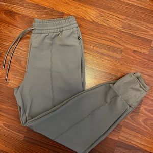 Athleta Joggers size 8 greenish khaki color